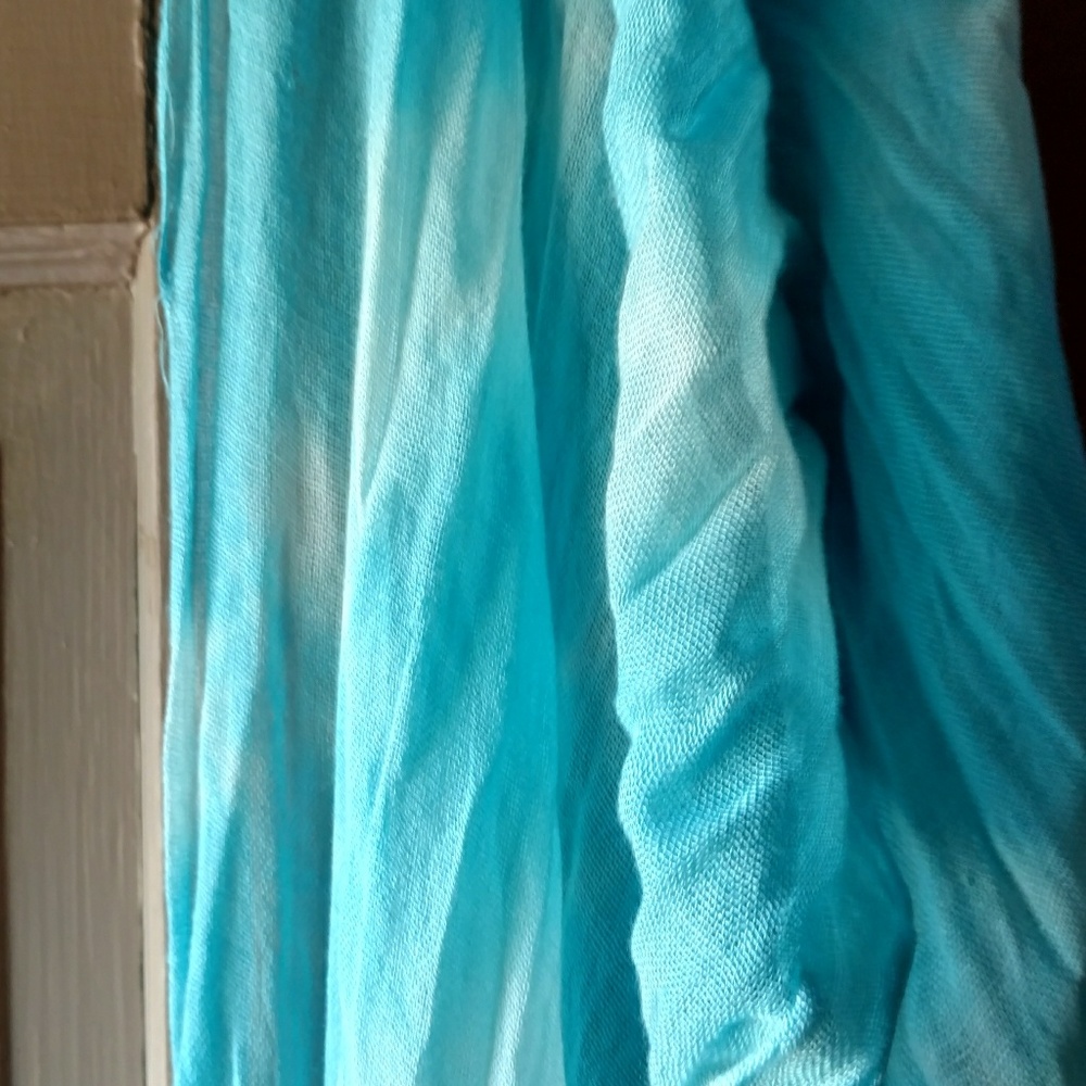 Blue scarf